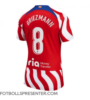 Atletico Madrid Antoine Griezmann #8 Hemma Matchtröja Dam 2022-23 Kortärmad